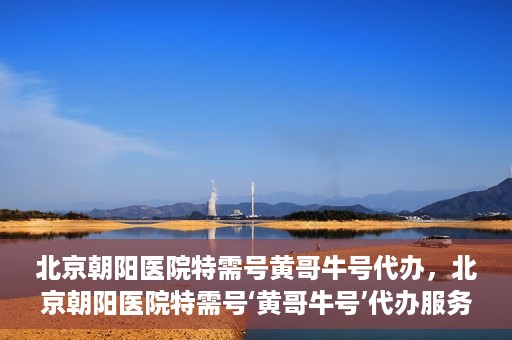 北京朝阳医院特需号黄哥牛号代办，北京朝阳医院特需号‘黄哥牛号’代办服务详解