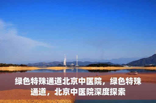 绿色特殊通道北京中医院，绿色特殊通道，北京中医院深度探索