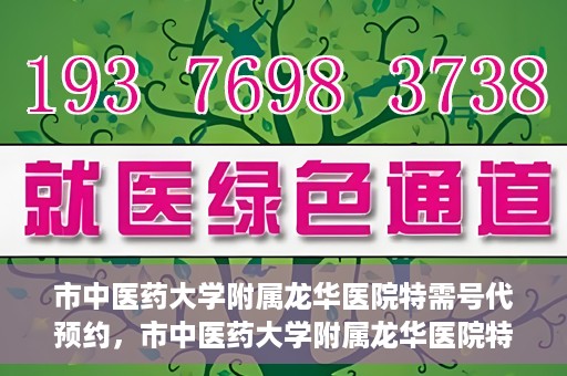 市中医药大学附属龙华医院特需号代预约，市中医药大学附属龙华医院特需号预约服务解析