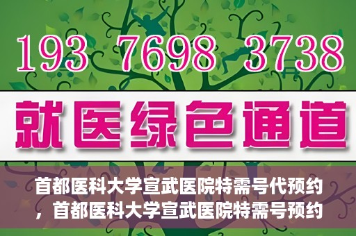 首都医科大学宣武医院特需号代预约，首都医科大学宣武医院特需号预约服务详解