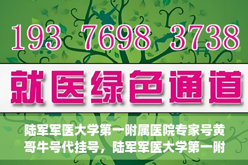 陆军军医大学第一附属医院专家号黄哥牛号代挂号，陆军军医大学第一附属医院专家黄哥挂号攻略，解读牛号代挂号背后的秘密