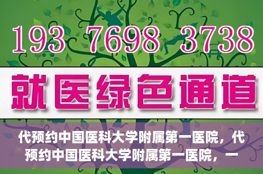 代预约中国医科大学附属第一医院，代预约中国医科大学附属第一医院，一站式医疗预约服务体验