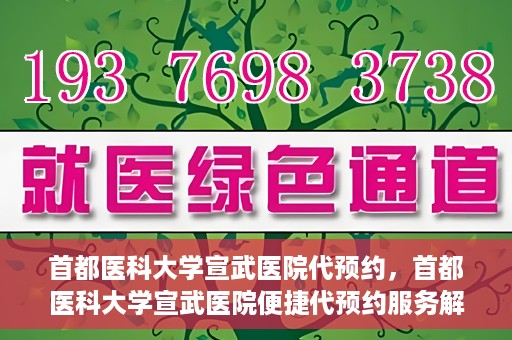 首都医科大学宣武医院代预约，首都医科大学宣武医院便捷代预约服务解析