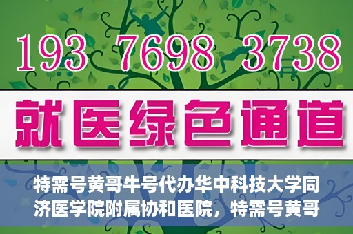 特需号黄哥牛号代办华中科技大学同济医学院附属协和医院，特需号黄哥牛号代办服务，华中科技大学同济医学院附属协和医院就医指南