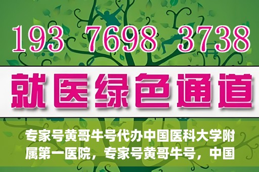 专家号黄哥牛号代办中国医科大学附属第一医院，专家号黄哥牛号，中国医科大学附属第一医院代办服务详解