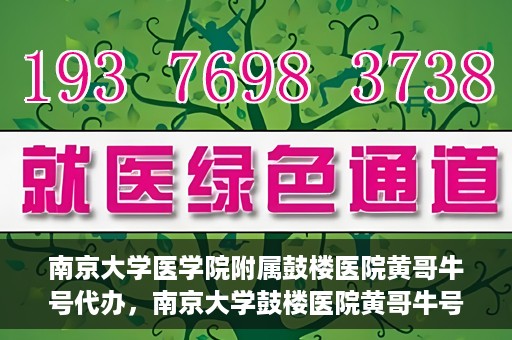 南京大学医学院附属鼓楼医院黄哥牛号代办，南京大学鼓楼医院黄哥牛号代办，就医新选择与信赖之选