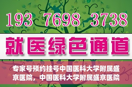 专家号预约挂号中国医科大学附属盛京医院，中国医科大学附属盛京医院专家号预约挂号指南