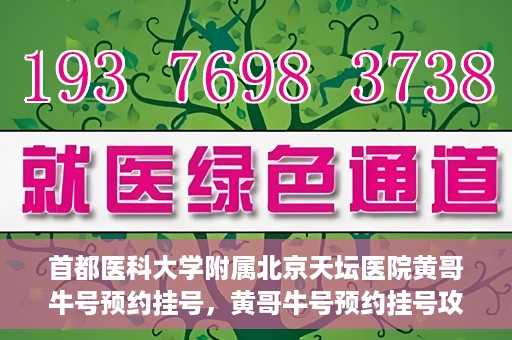 首都医科大学附属北京天坛医院黄哥牛号预约挂号，黄哥牛号预约挂号攻略，北京天坛医院就医指南