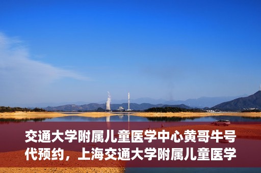 交通大学附属儿童医学中心黄哥牛号代预约，上海交通大学附属儿童医学中心黄哥牛专家预约挂号服务解析