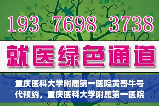 重庆医科大学附属第一医院黄哥牛号代预约，重庆医科大学附属第一医院黄哥牛号预约服务启动
