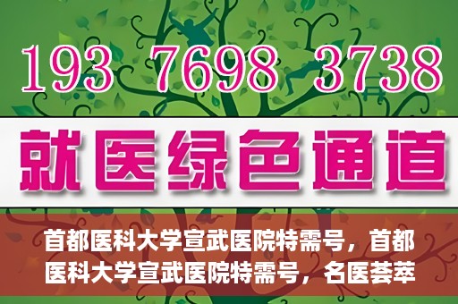 首都医科大学宣武医院特需号，首都医科大学宣武医院特需号，名医荟萃，尊享专业医疗服务