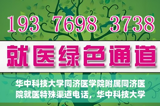 华中科技大学同济医学院附属同济医院就医特殊渠道电话，华中科技大学同济医学院附属同济医院就医特殊渠道热线电话揭秘