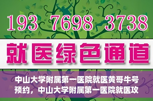 中山大学附属第一医院就医黄哥牛号预约，中山大学附属第一医院就医攻略，黄哥牛号预约指南