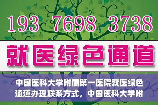 中国医科大学附属第一医院就医绿色通道办理联系方式，中国医科大学附属第一医院就医绿色通道联系指南，快速办理就医手续，轻松享受优质服务！