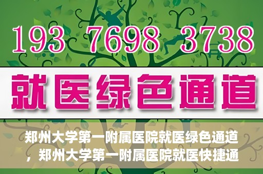 郑州大学第一附属医院就医绿色通道，郑州大学第一附属医院就医快捷通道揭秘