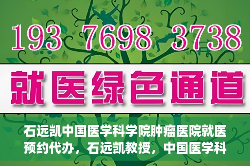 石远凯中国医学科学院肿瘤医院就医预约代办，石远凯教授，中国医学科学院肿瘤医院就医预约指南与代办服务解析