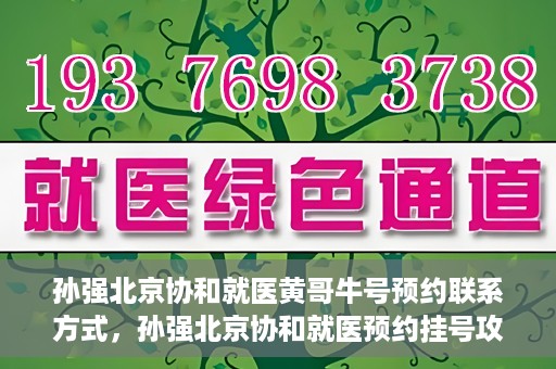 孙强北京协和就医黄哥牛号预约联系方式，孙强北京协和就医预约挂号攻略，黄哥牛号联系方式揭秘