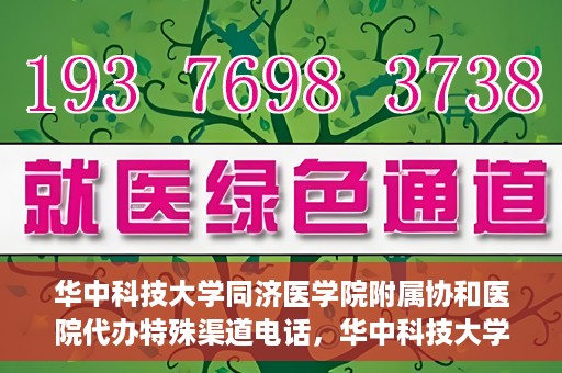 华中科技大学同济医学院附属协和医院代办特殊渠道电话，华中科技大学同济医学院附属协和医院特殊渠道电话代办服务详解