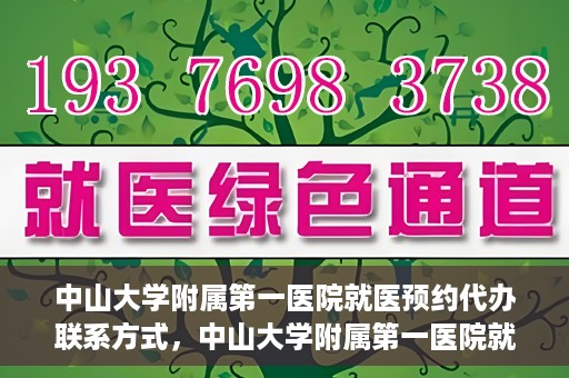 中山大学附属第一医院就医预约代办联系方式，中山大学附属第一医院就医预约联系方式及代办服务详解