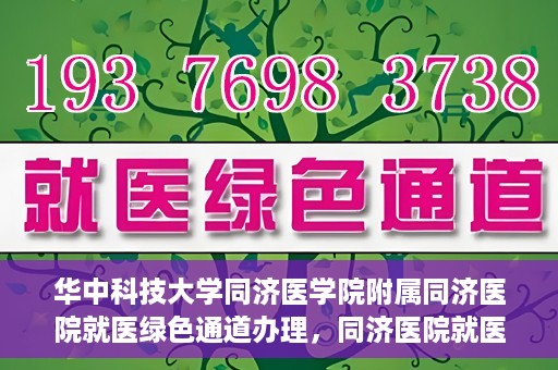 华中科技大学同济医学院附属同济医院就医绿色通道办理，同济医院就医绿色通道办理详解，华中科技大学同济医学院附属同济医院就医流程优化体验