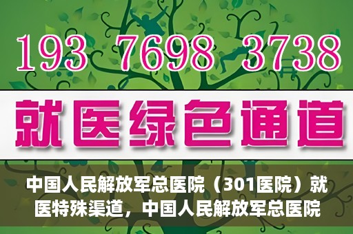 中国人民解放军总医院（301医院）就医特殊渠道，中国人民解放军总医院特殊就医渠道解析