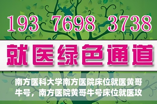 南方医科大学南方医院床位就医黄哥牛号，南方医院黄哥牛号床位就医攻略揭秘