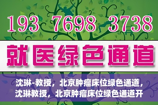 沈琳-教授，北京肿瘤床位绿色通道，沈琳教授，北京肿瘤床位绿色通道开启之门