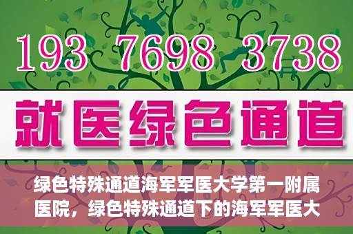 绿色特殊通道海军军医大学第一附属医院，绿色特殊通道下的海军军医大学第一附属医院探索与实践