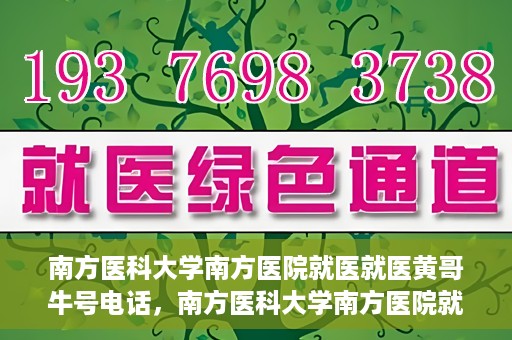 南方医科大学南方医院就医就医黄哥牛号电话，南方医科大学南方医院就医咨询黄哥牛号专线揭秘