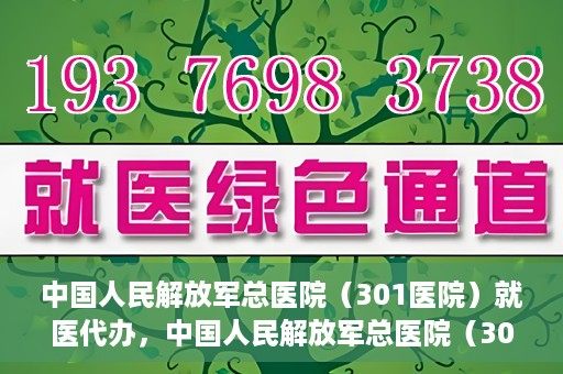 中国人民解放军总医院（301医院）就医代办，中国人民解放军总医院（301医院）就医代办服务详解