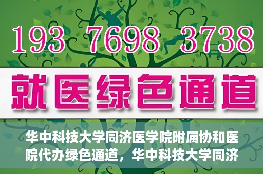 华中科技大学同济医学院附属协和医院代办绿色通道，华中科技大学同济医学院附属协和医院绿色通道代办服务解析