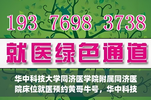 华中科技大学同济医学院附属同济医院床位就医预约黄哥牛号，华中科技大学同济医院床位预约系统，黄哥牛号引领就医新风尚