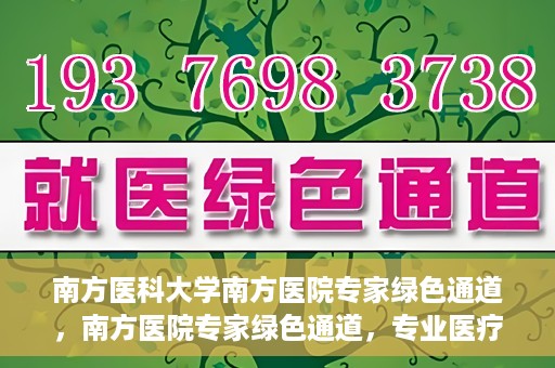 南方医科大学南方医院专家绿色通道，南方医院专家绿色通道，专业医疗服务的快捷通道