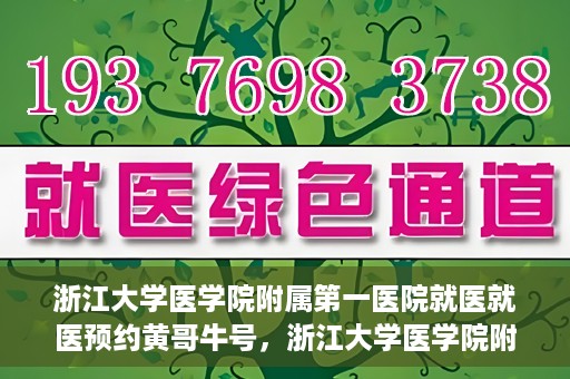 浙江大学医学院附属第一医院就医就医预约黄哥牛号，浙江大学医学院附属第一医院就医预约攻略，黄哥牛号助你轻松挂号就医