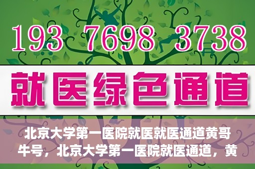 北京大学第一医院就医就医通道黄哥牛号，北京大学第一医院就医通道，黄哥牛号助您便捷就医