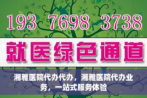 湘雅医院代办代办，湘雅医院代办业务，一站式服务体验