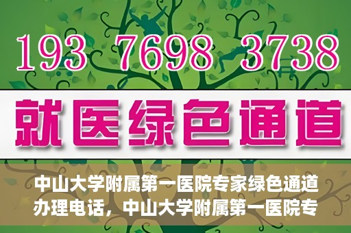 中山大学附属第一医院专家绿色通道办理电话，中山大学附属第一医院专家绿色通道服务热线电话