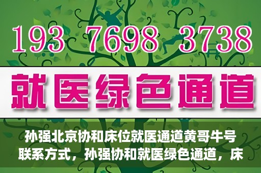 孙强北京协和床位就医通道黄哥牛号联系方式，孙强协和就医绿色通道，床位预约与黄哥牛号联系方式揭秘