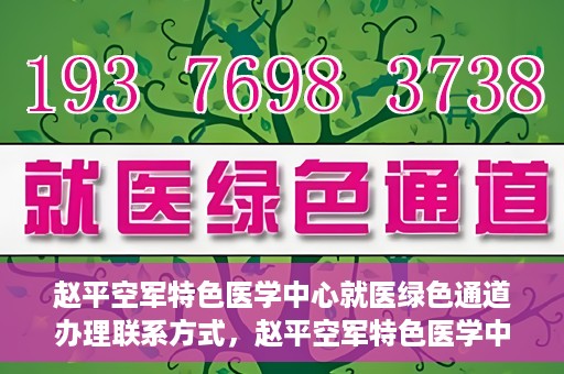 赵平空军特色医学中心就医绿色通道办理联系方式，赵平空军特色医学中心就医绿色通道办理指南，快速联系与便捷办理秘籍！