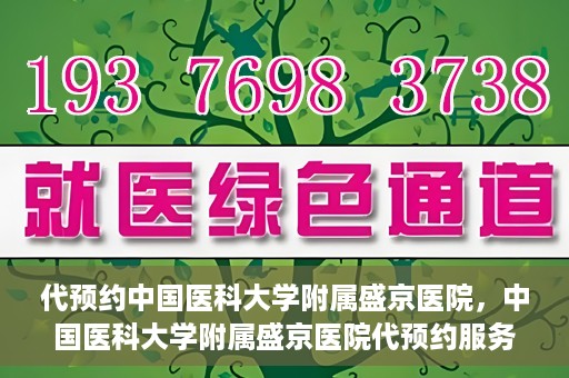 代预约中国医科大学附属盛京医院，中国医科大学附属盛京医院代预约服务指南