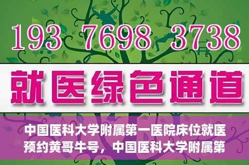 中国医科大学附属第一医院床位就医预约黄哥牛号，中国医科大学附属第一医院床位预约就医攻略，黄哥牛号助您轻松挂号就医