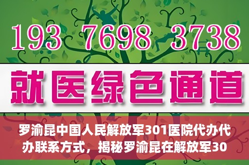 罗渝昆中国人民解放军301医院代办代办联系方式，揭秘罗渝昆在解放军301医院的代办联系方式，权威医疗背后的服务细节解读