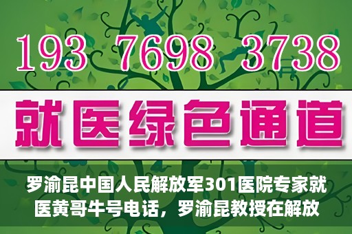 罗渝昆中国人民解放军301医院专家就医黄哥牛号电话，罗渝昆教授在解放军301医院的专业医疗与黄哥牛号电话揭秘