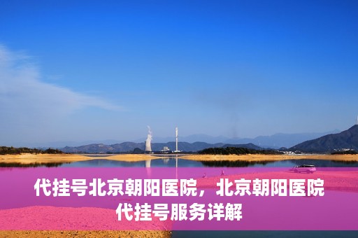 代挂号北京朝阳医院，北京朝阳医院代挂号服务详解