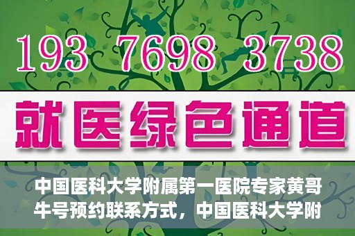 中国医科大学附属第一医院专家黄哥牛号预约联系方式，中国医科大学附属第一医院黄哥牛专家号预约联系方式及指南