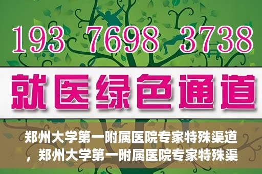 郑州大学第一附属医院专家特殊渠道，郑州大学第一附属医院专家特殊渠道揭秘，权威医疗资源的背后故事