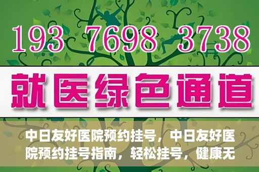 中日友好医院预约挂号，中日友好医院预约挂号指南，轻松挂号，健康无忧！