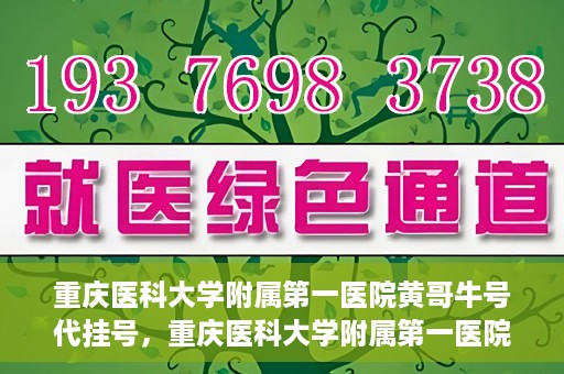 重庆医科大学附属第一医院黄哥牛号代挂号，重庆医科大学附属第一医院黄哥牛号代挂号服务解析