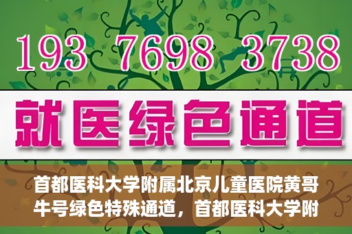 首都医科大学附属北京儿童医院黄哥牛号绿色特殊通道，首都医科大学附属北京儿童医院，黄哥牛号绿色特殊通道，助力儿童健康之路