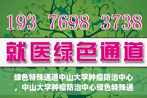 绿色特殊通道中山大学肿瘤防治中心，中山大学肿瘤防治中心绿色特殊通道，守护生命之光
